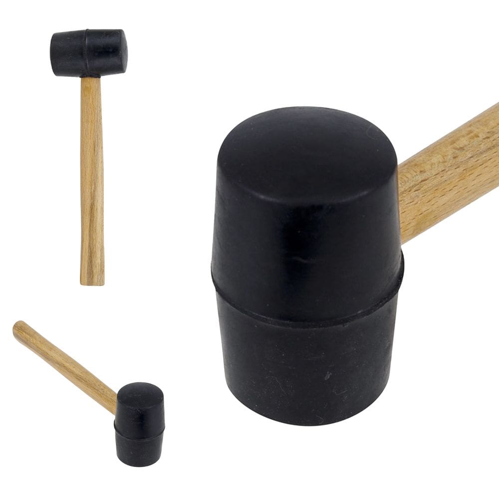 Martelo Borracha Cabo Madeira Marreta Assentar Azulejo Piso Ceramica Porcelanato Parede Chao Manutençao Obra