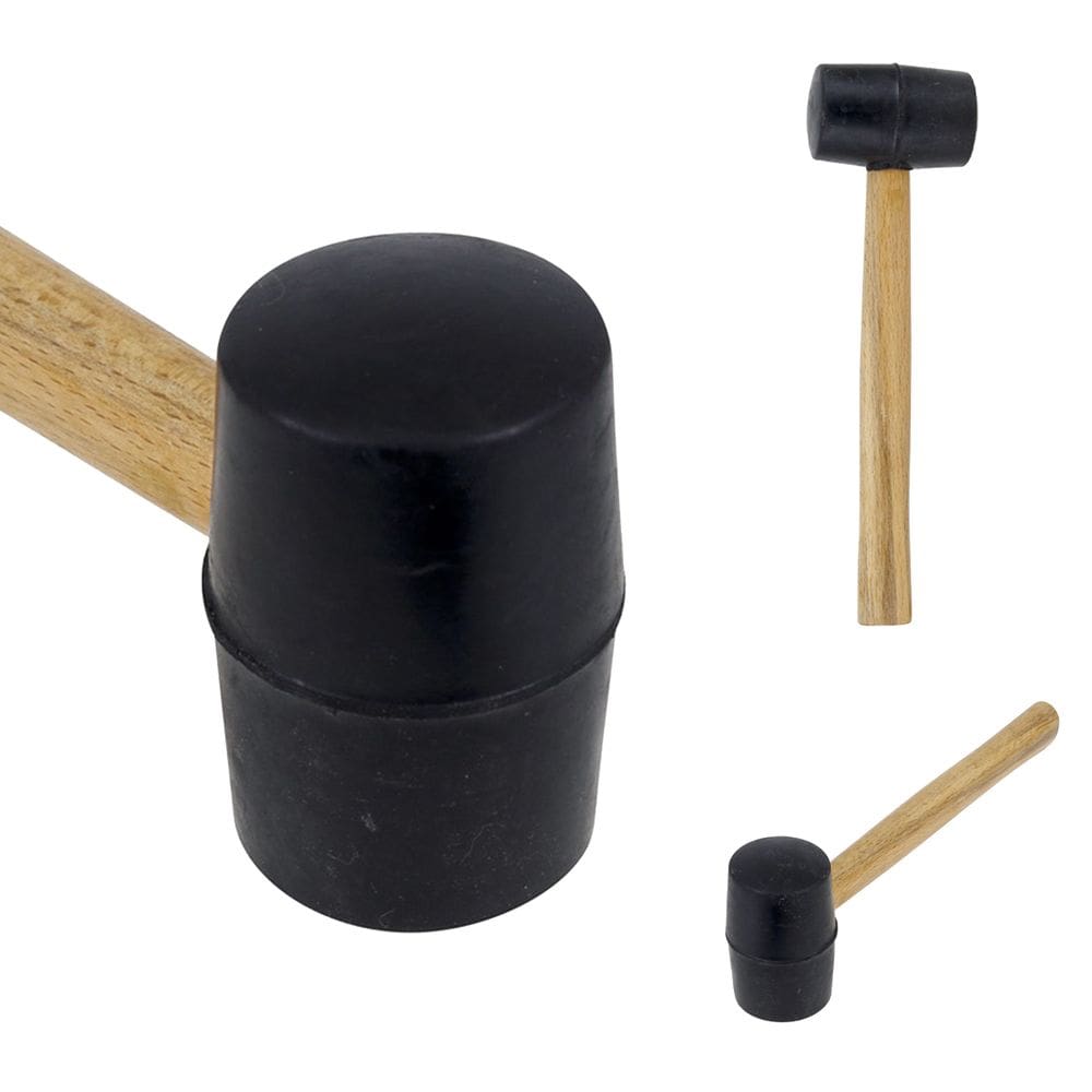 Martelo Borracha Cabo Madeira Marreta Assentar Piso Azulejo Porcelanato Ceramica Chao Parede Manutençao Obra