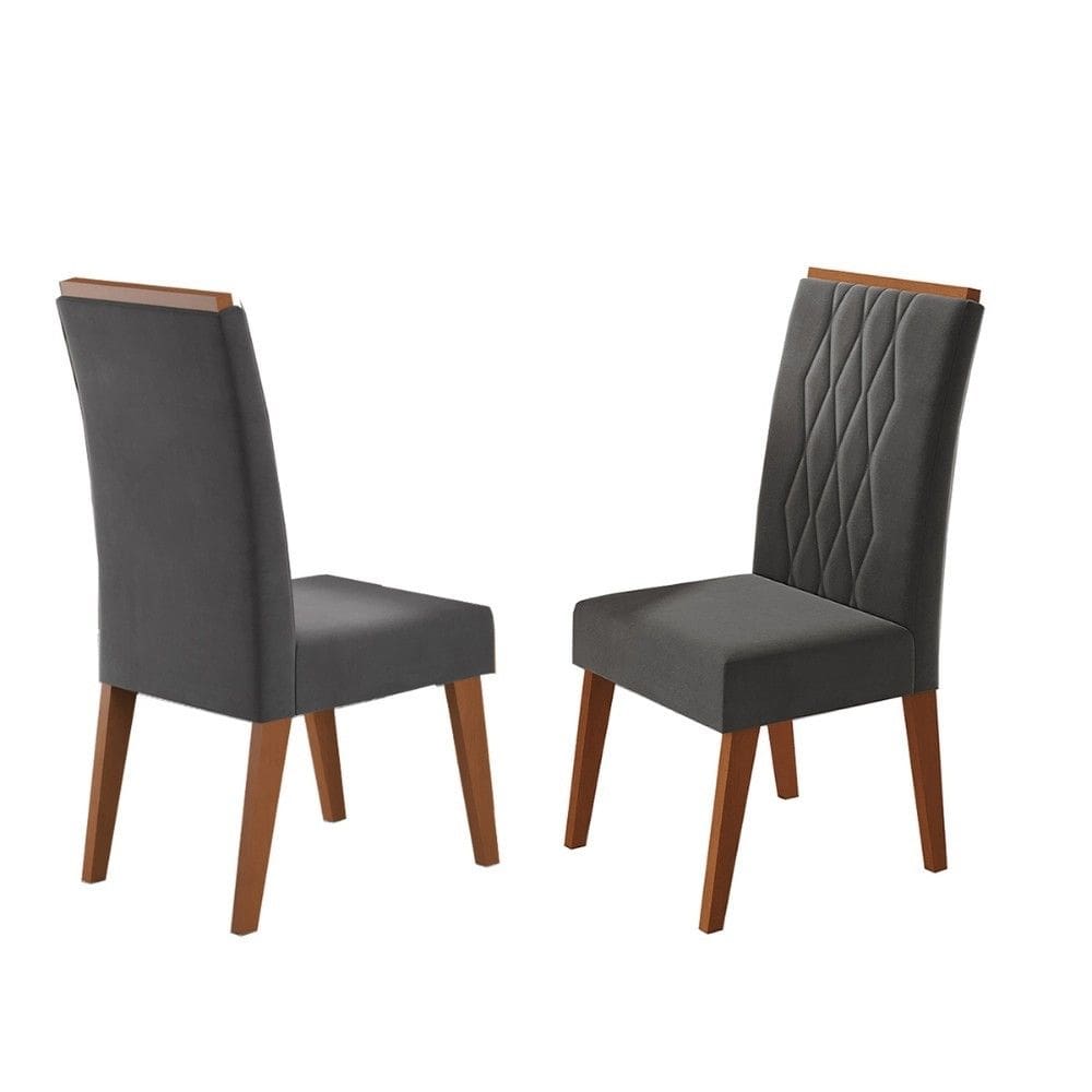 Conjunto 2 Cadeiras Cristal Viero