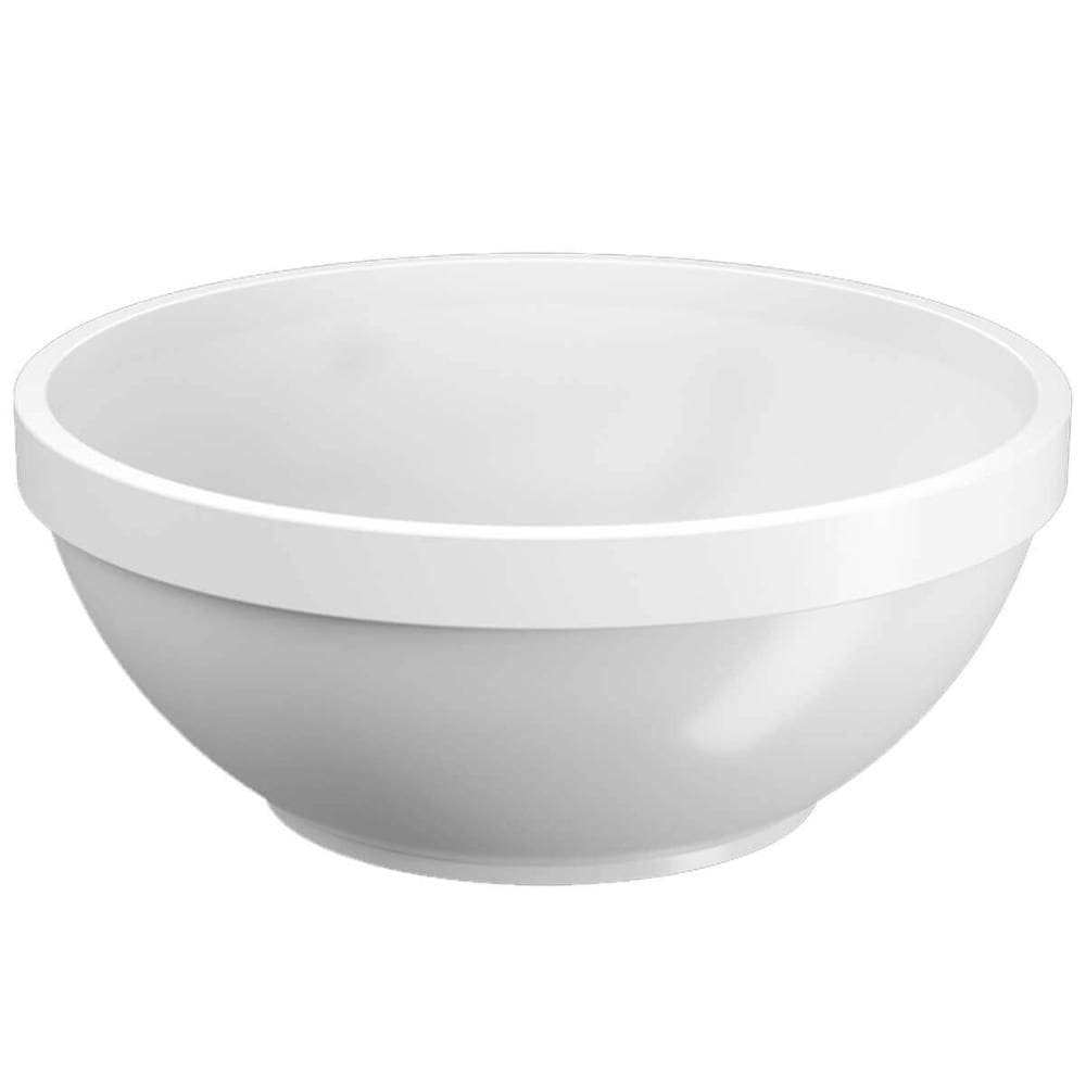 Tigelas Cumbuca Bowl Plástico 500ml Açaí Caldos Shimeji Branco Uno Coza