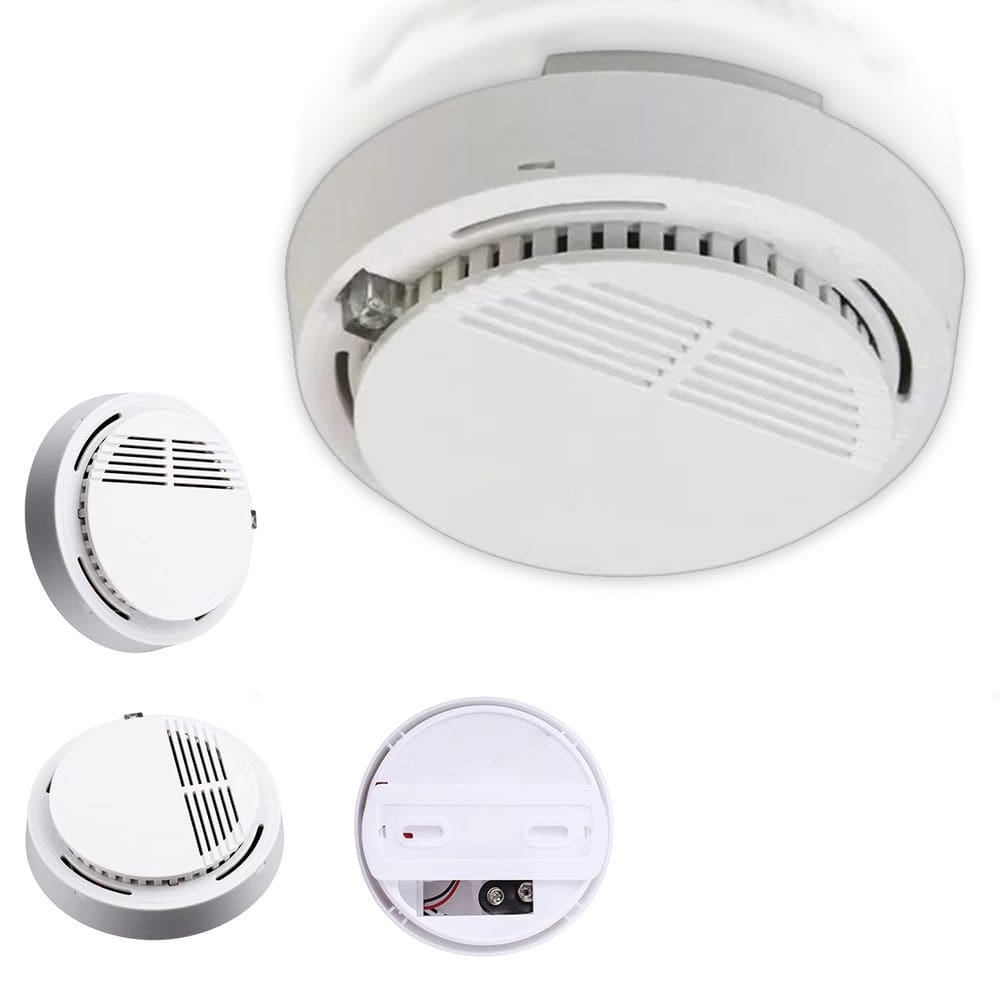 Detector De Incendio Alarme Fumaca Fogo Sensor Fotoeletrico Seguranca Casa Empresarial Comercial Protecao Eficaz
