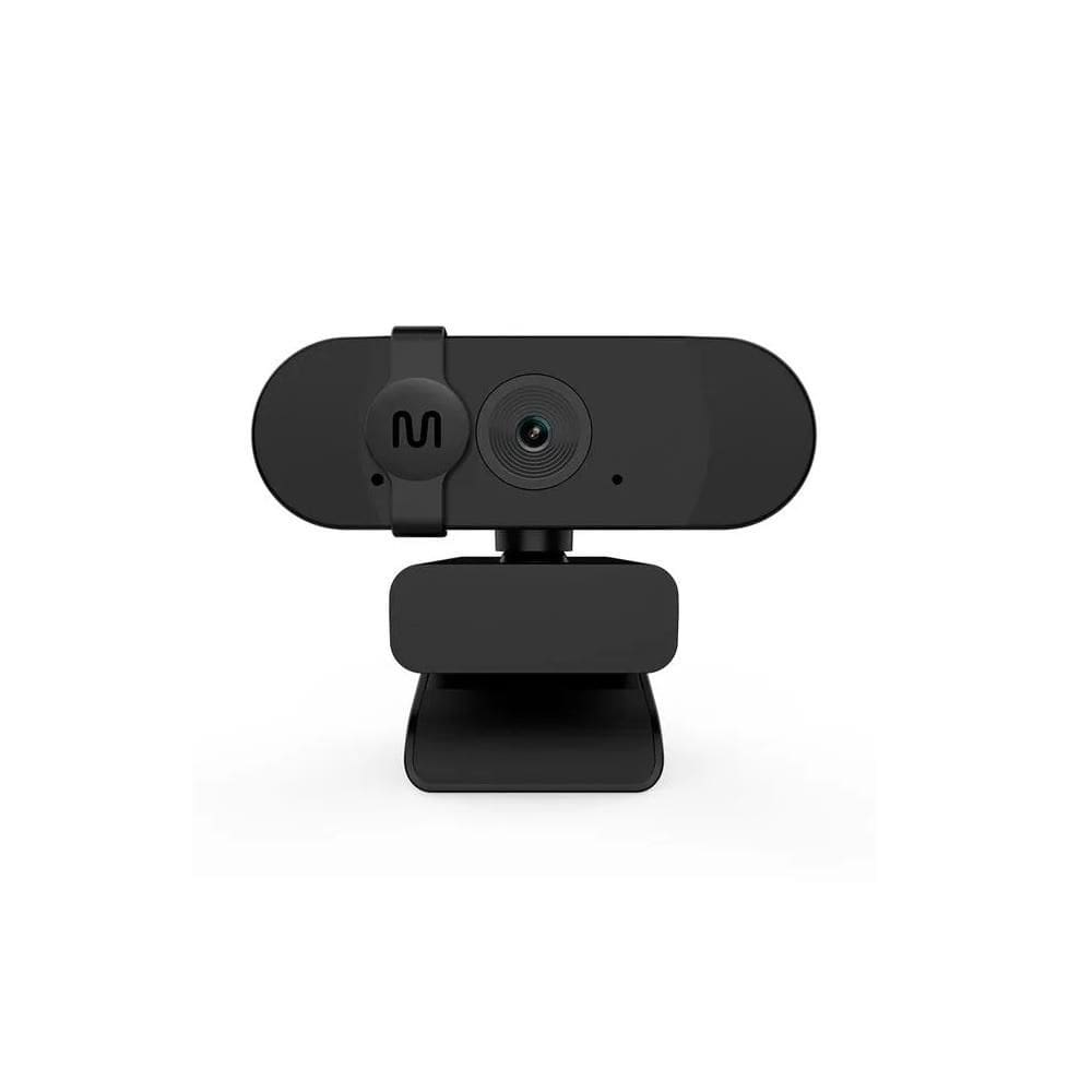 Webcam USB 720p, com Foco Fixo Filtro de Frivacidade, WC056, Preto, MULTI
