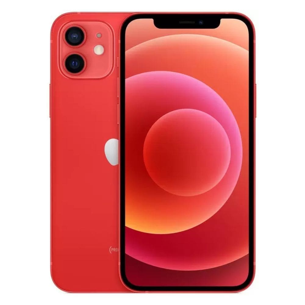 Usado: Iphone 12 256 GB Vermelho - Sem Face Id / Touch Id