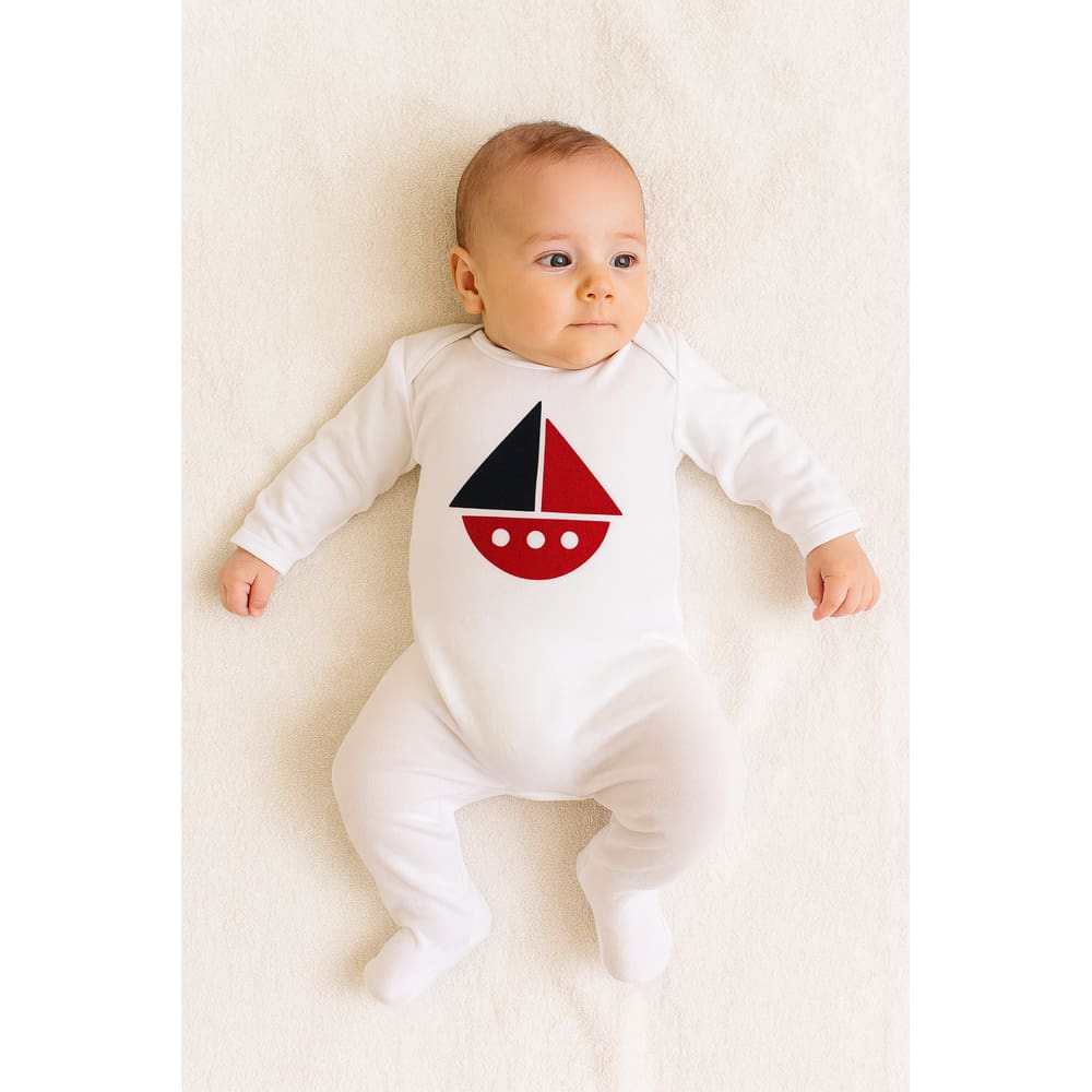Body Manga Longa Recém Nascido algodão