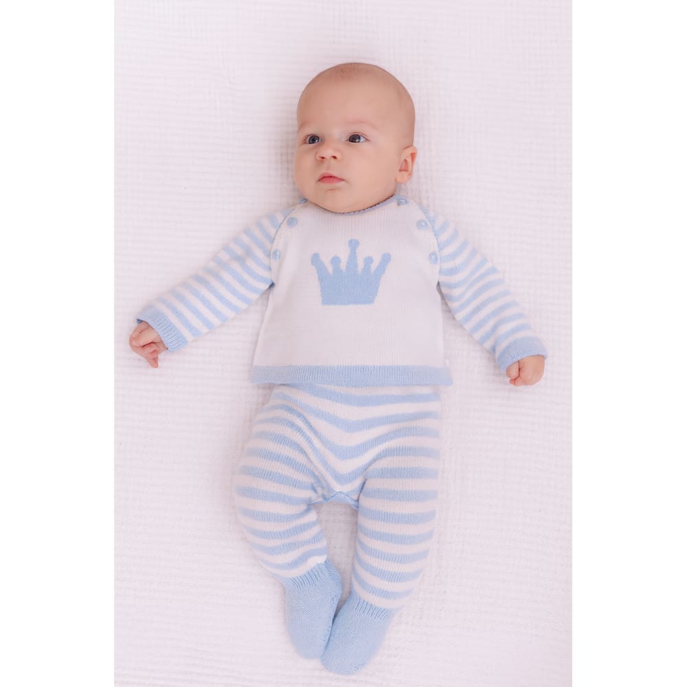 Conjunto Saída Maternidade macacao salopete Manta Príncipe artesanal