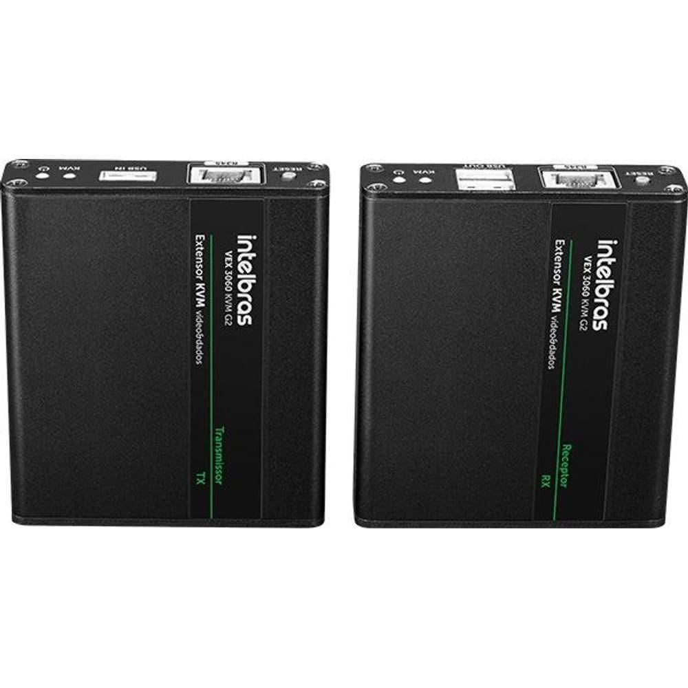 Extensor De Vídeo E Dados VEX 3060 KVM G2 4780070 Intelbras