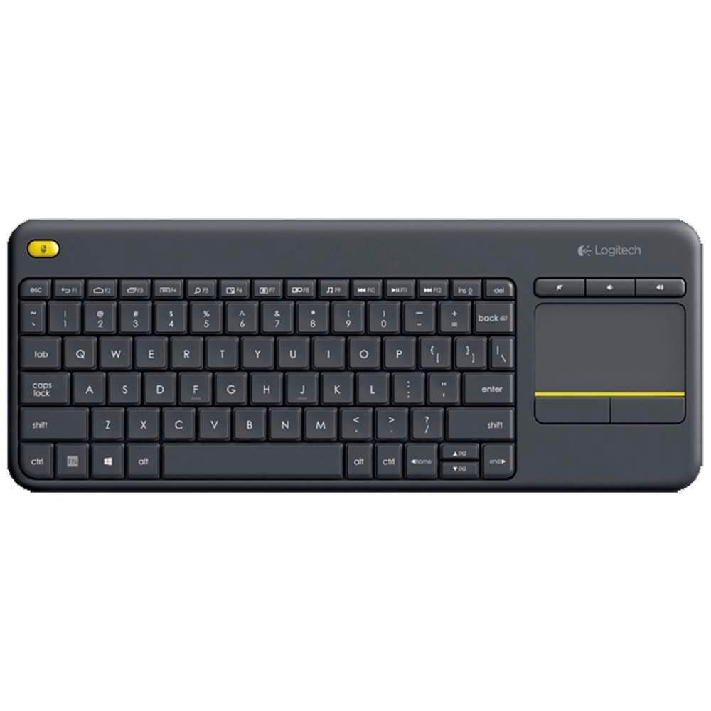 Teclado sem fio Touchpad Logitech K400 Plus