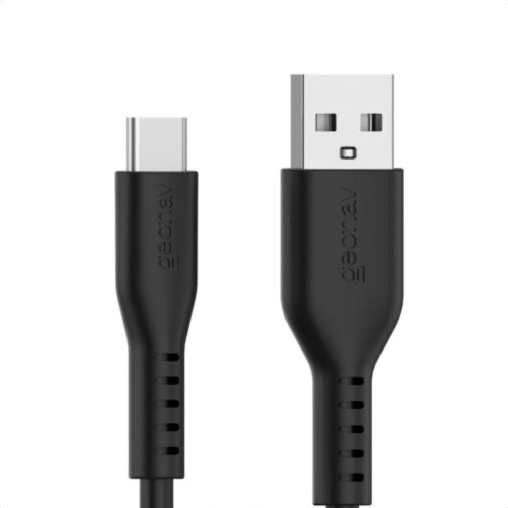 Cabo USB-A Para USB-C 1,5m Preto ESC05SBK Geonav