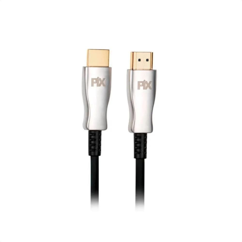 Cabo HDMI 2.1 8K HDR 32AWG 20m Fibra Ótica 018-7620 Pix Cabo HDMI 2.1 8K HDR 32AWG 20m Fibra Otica 0187620 Pix