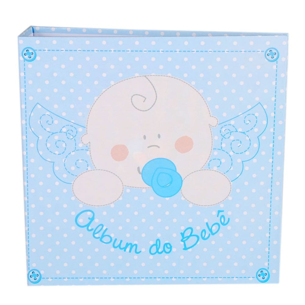 Álbum 200 Fotos 10X15Cm Mimos Azul 300/03