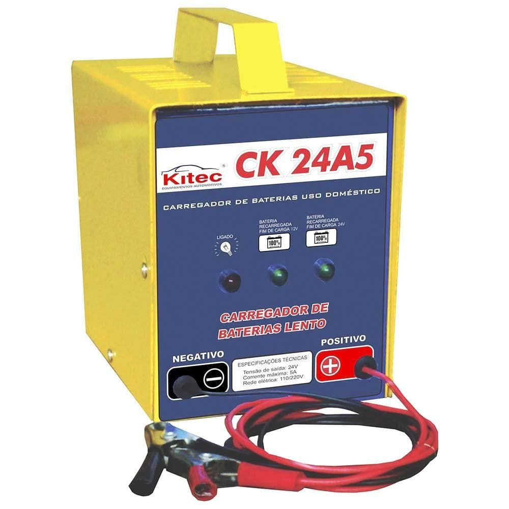Carregador De Bateria Automático Portátil 12V Ck24A5A Kitec