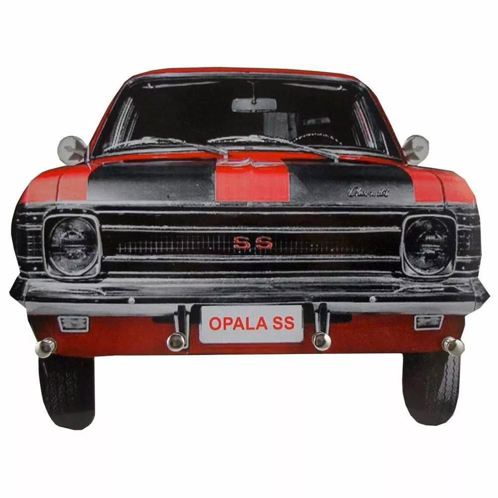 Porta Chaves De Parede Retrô Decorativo Opala Ss Red