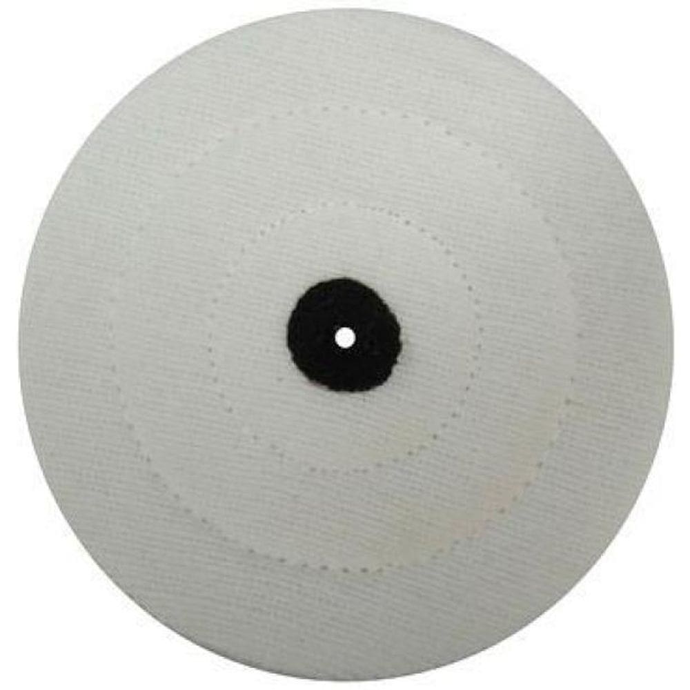Roda De Polimento Flanela Pluma Branca 9 X 0,5 Cm - Kota