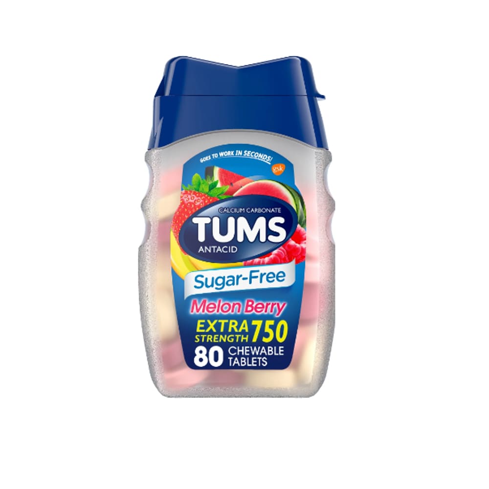 Pastilhas Tums Antiácido - Melão Berry 80un