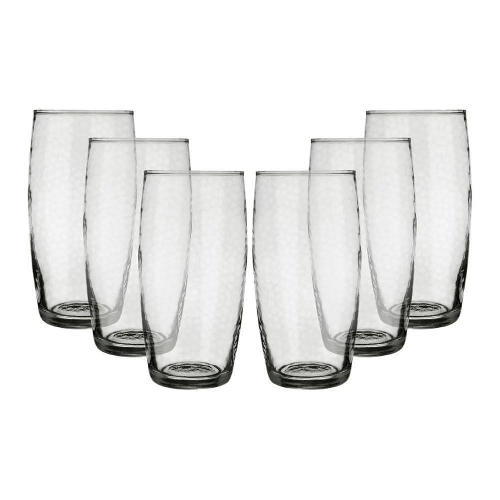 Jogo de Copos Long Drink Favo 430ml 06 Peças - Nadir