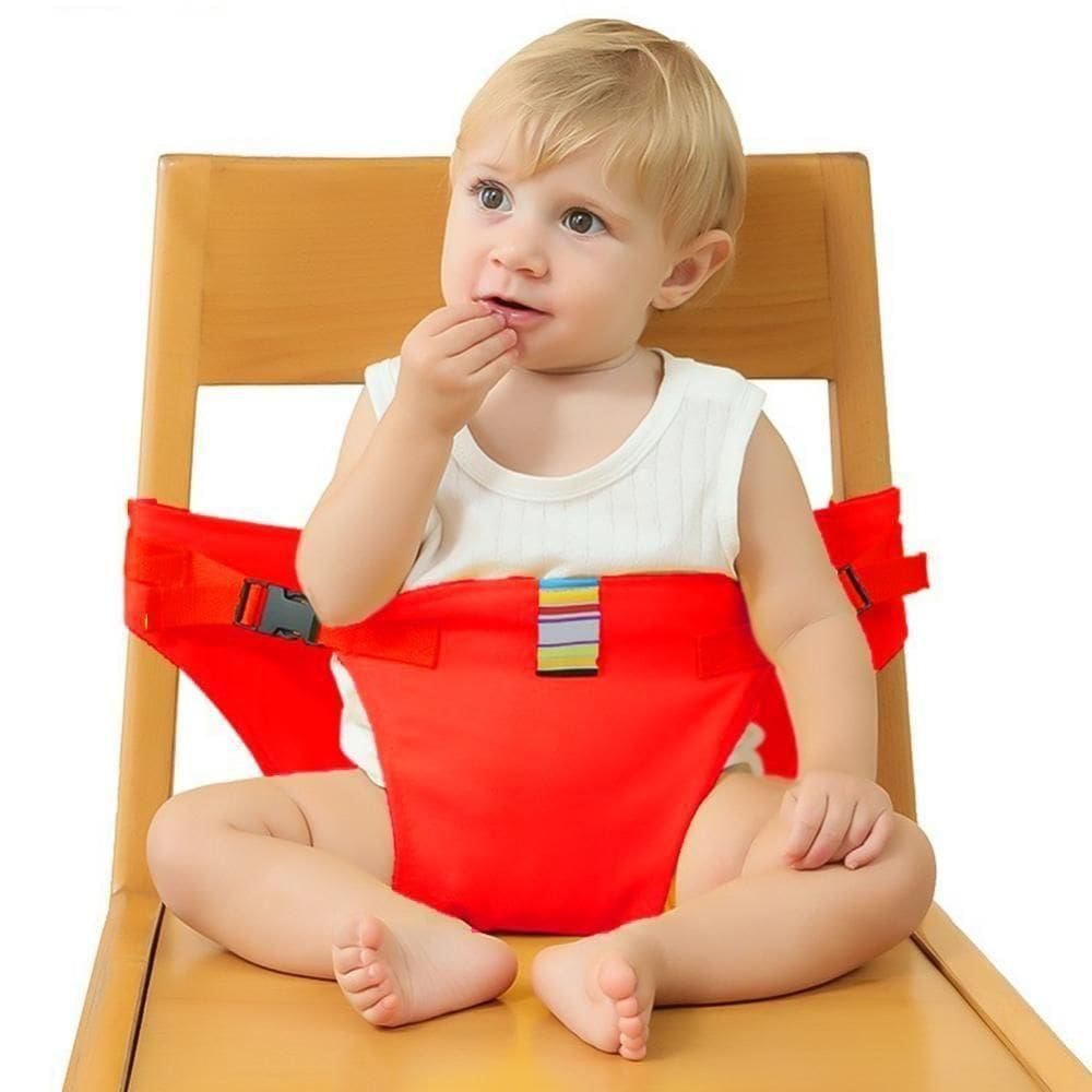 Assento Portatil Ajustavel Infantil Para Alimentacao Cadeirinha Com Cinto Refeicao Viagem