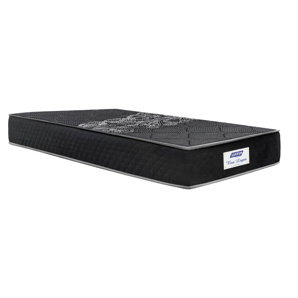 Colchao Solteiro 88x188x21 Molas Ensacadas D33 Suporta 120kg New Logan Plus Gazin