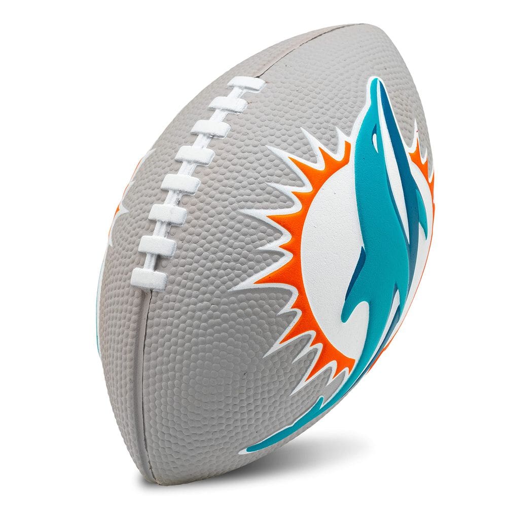 Futebol em espuma Franklin Sports NFL Miami Dolphins Kids 8.5