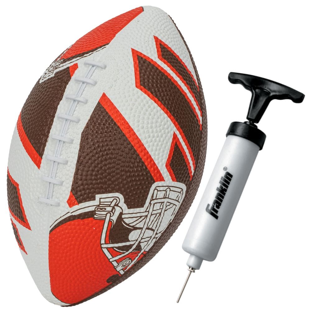 Futebol Franklin Sports NFL Cleveland Browns Rubber 8,5”
