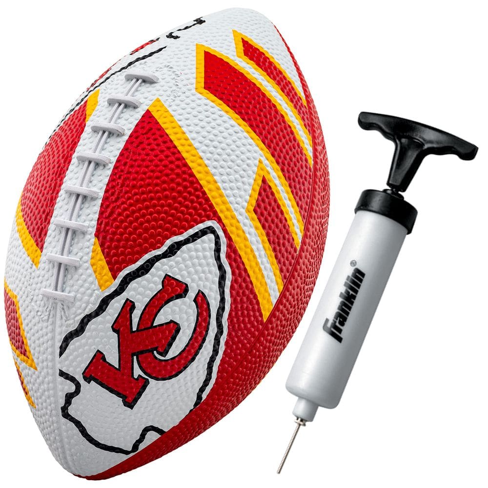 Futebol Franklin Sports NFL Kansas City Chiefs Rubber 8,5”