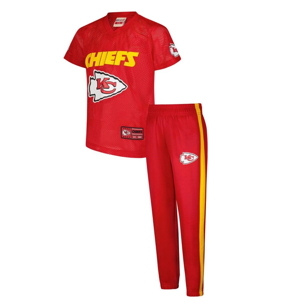 Conjunto de Uniforme Juvenil Ultra Game NFL Kansas City Chiefs 4-6