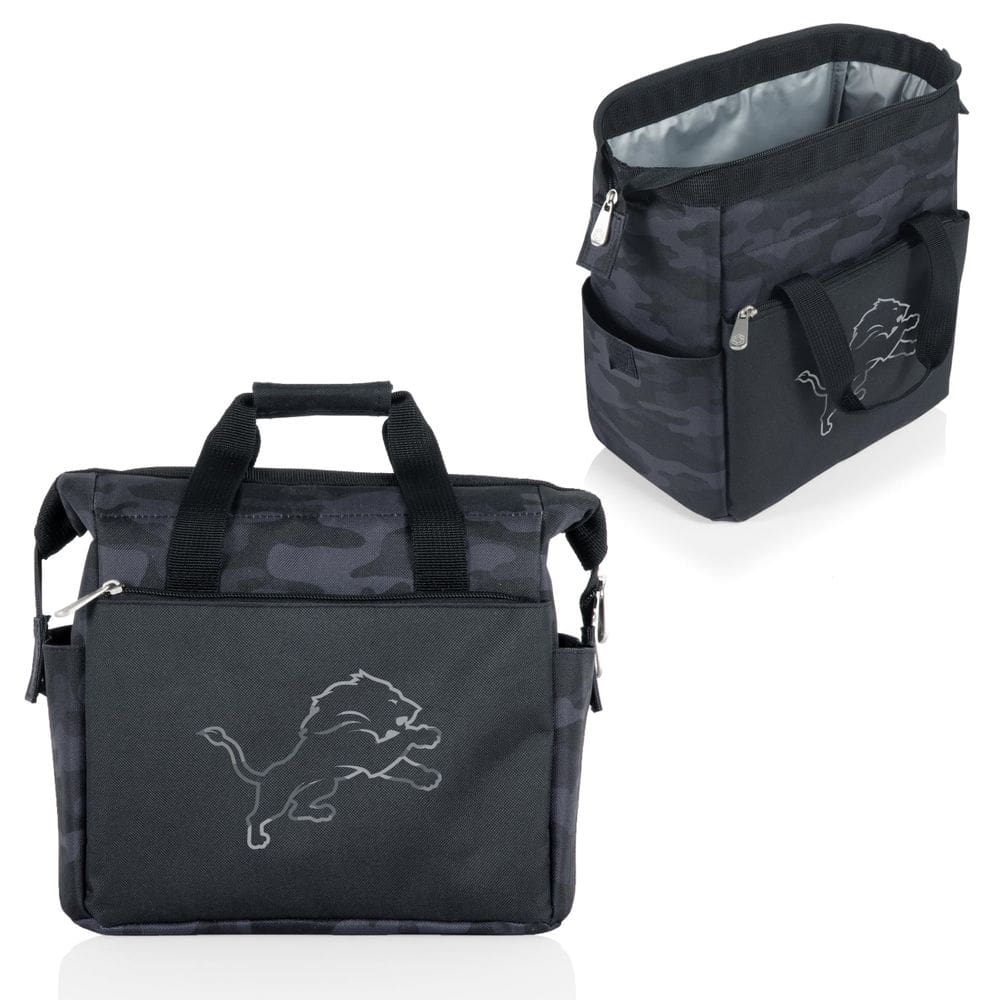 Bolsa Térmica para Almoço PICNIC TIME NFL Detroit Lions Camuflado Preto