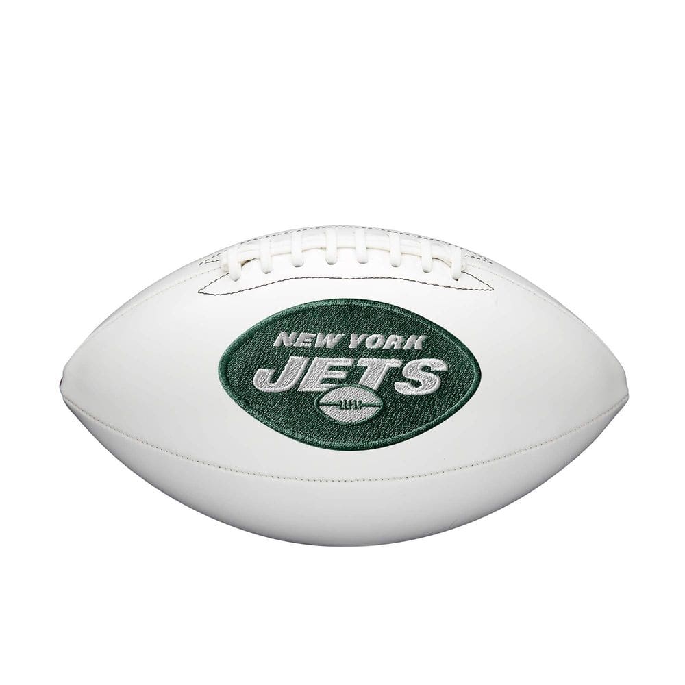 Balón de Fútbol Americano Wilson NFL Live Signature Tamaño Oficial New York Jets