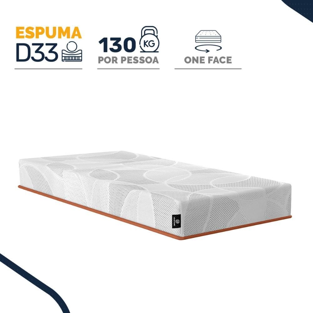 Colchão de Espuma D33 Enrolado Sonno Full - Umaflex Solteiro 88cm