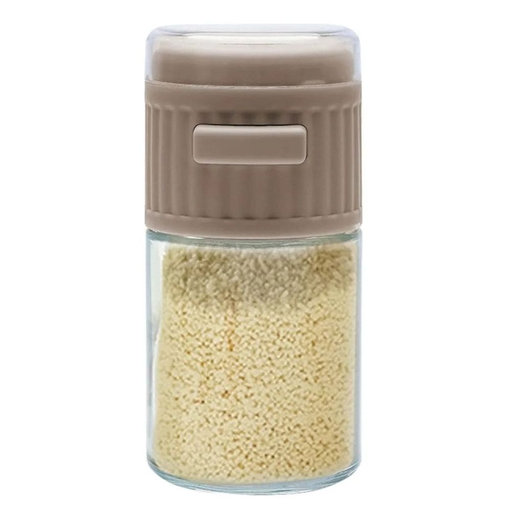 Saleiro Pimenteiro Grande Capacidade 216g Cinza Vidro ABS