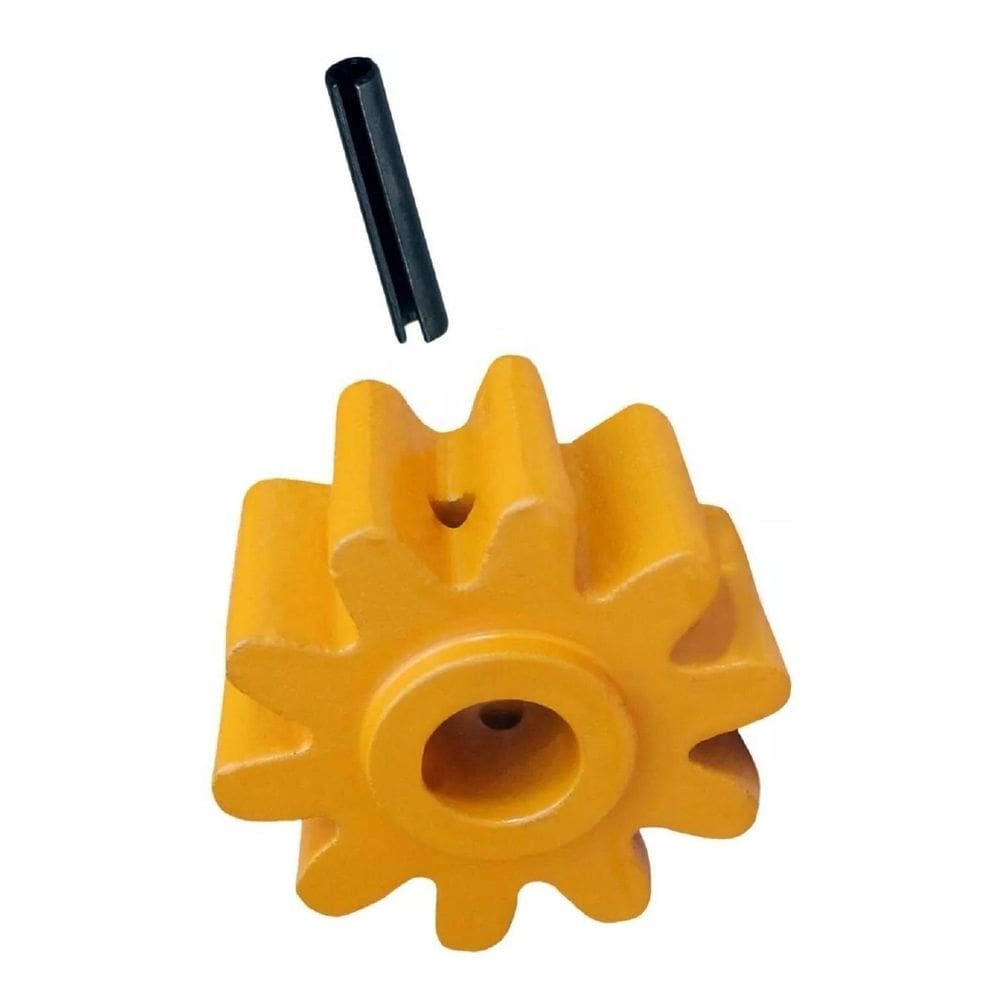 Pinhão Da Betoneira Metalpama 200L 10 Dente + Pino Elástico