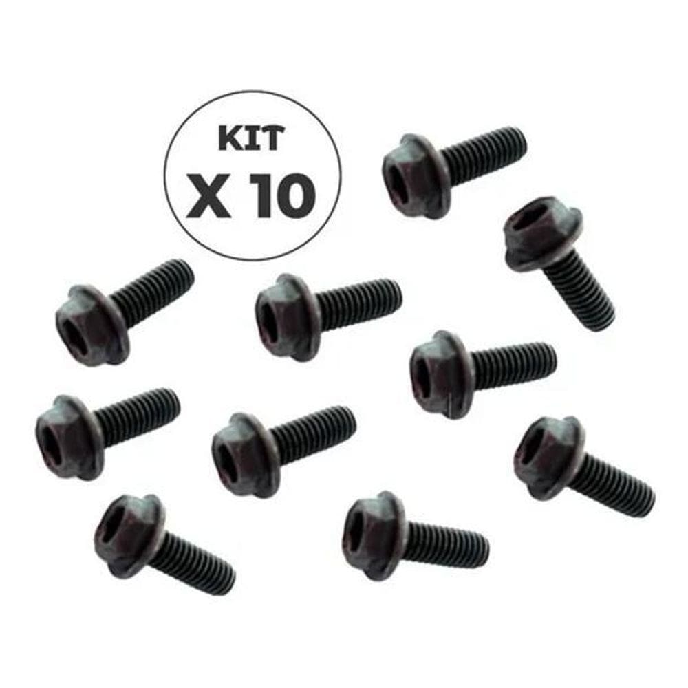 Parafuso - Serra Mármore Makita E Bosh Rosca Esquerda 10 Pç