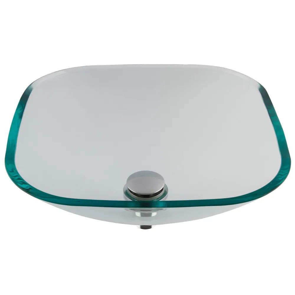 Cuba Vidro 31x31cm Quartzo Sem Válvula - CP/QC31S - ASTRA