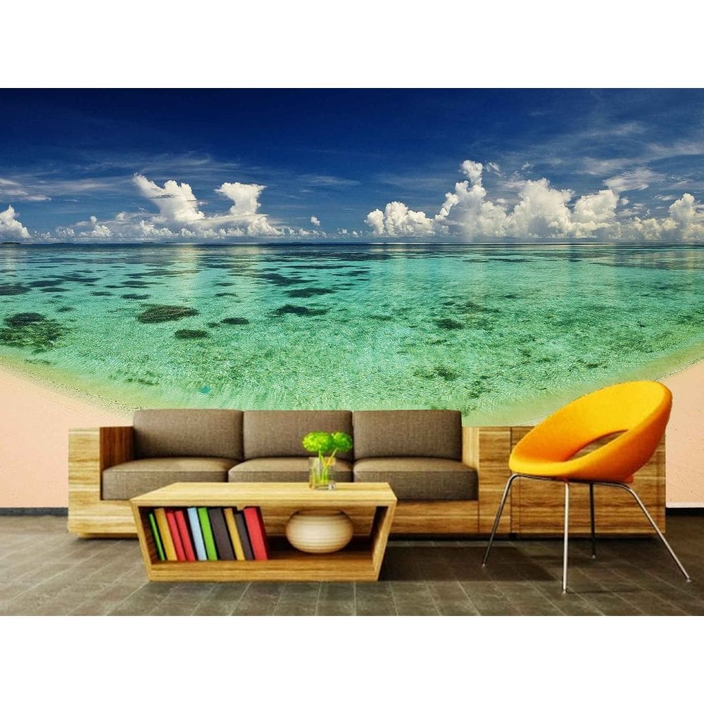 Papel de Parede Painel Fotográfico Praia 45 -1,00 X 1,00