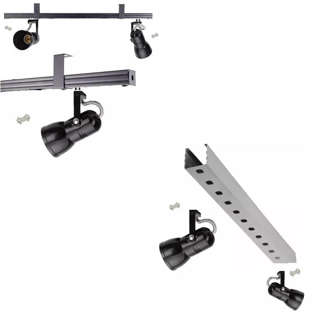 Kit 17 Spot Trilho Perfilado Eletro calha Par20 Bulbo OL2