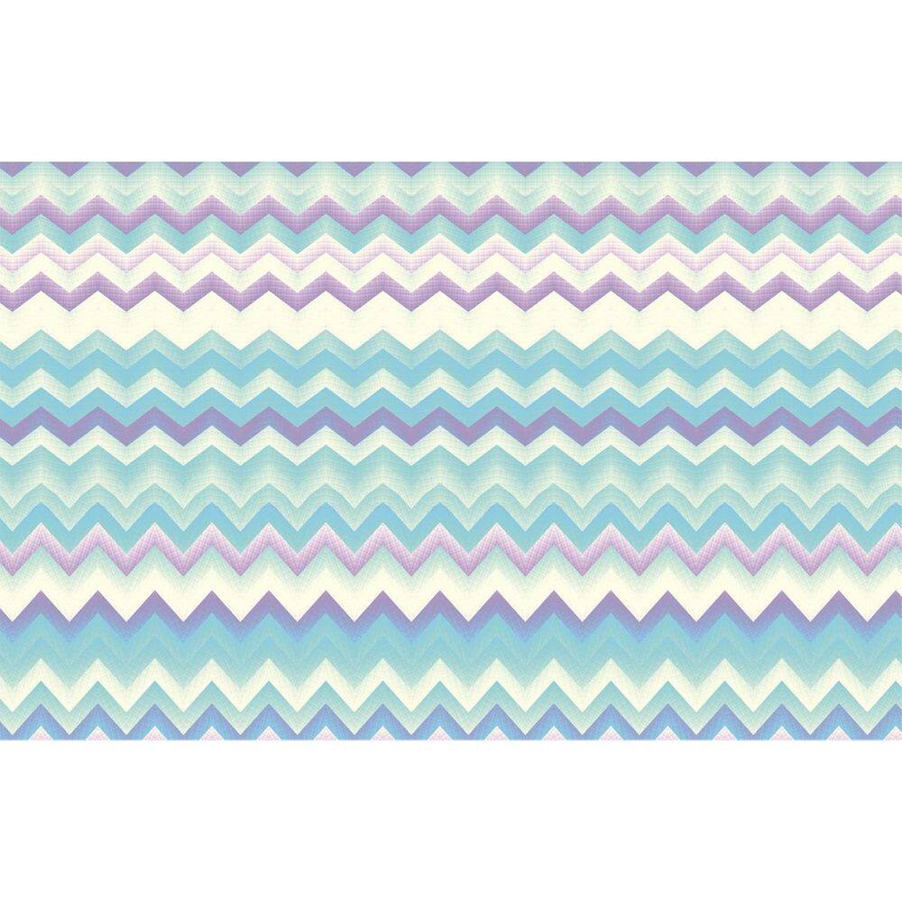 Fundo Fotográfico Em Tecido Chevron Azul 2,60x1,50