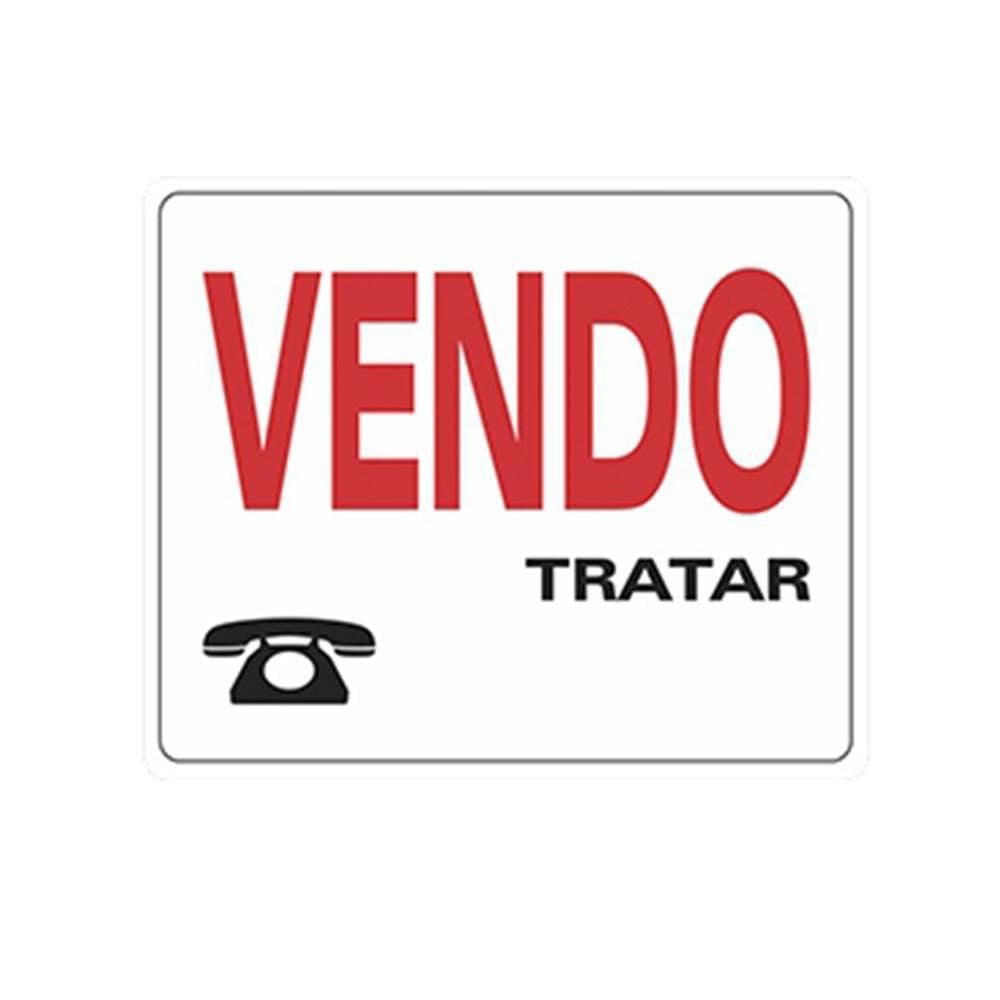 Placa Advertência Vendo Unidade