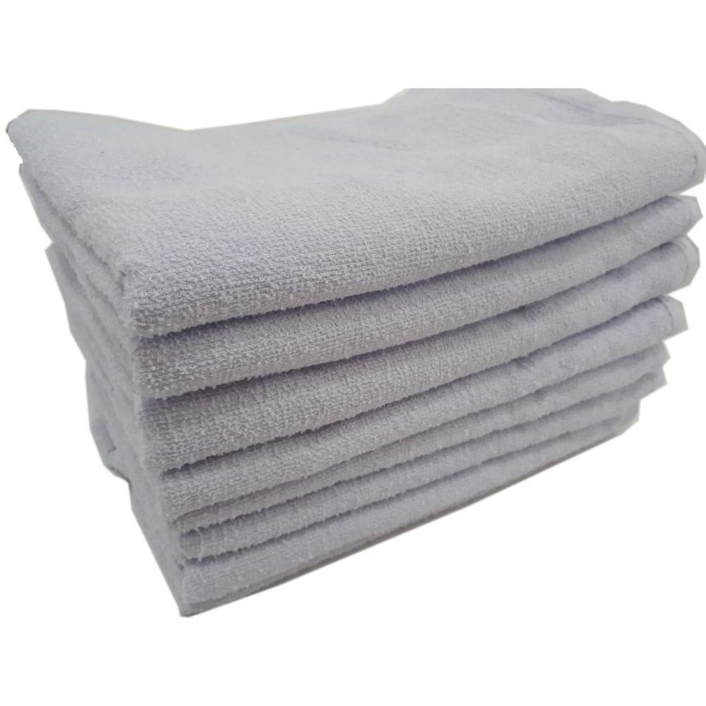 Kit 15 Toalhas Rosto Branca para Manicure 45x70cm