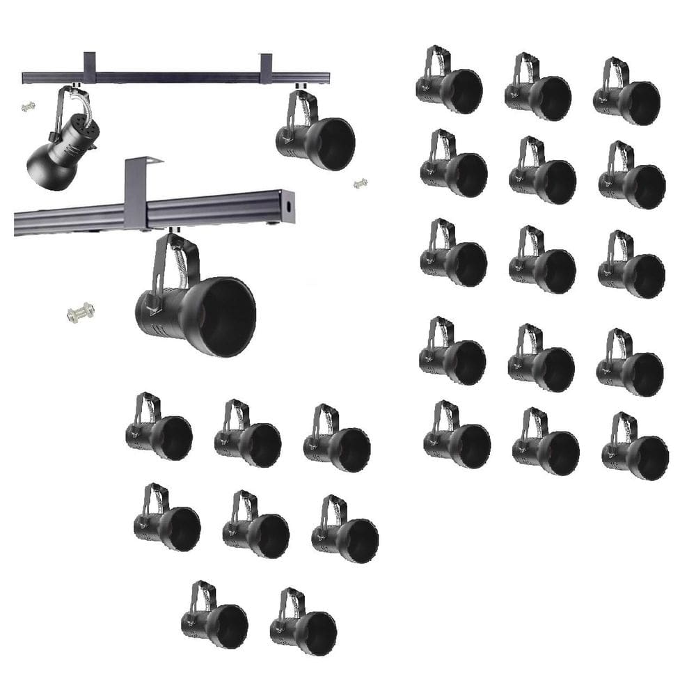 Kit 23 Spot Trilho Perfilado Eletro calha Par20 Bulbo OL7