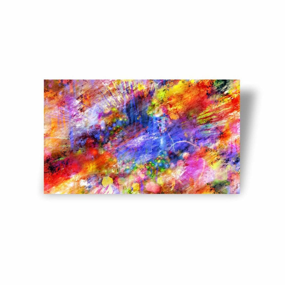 Quadro Canvas Premium Abstrato Tinta Colorida 60X40Cm