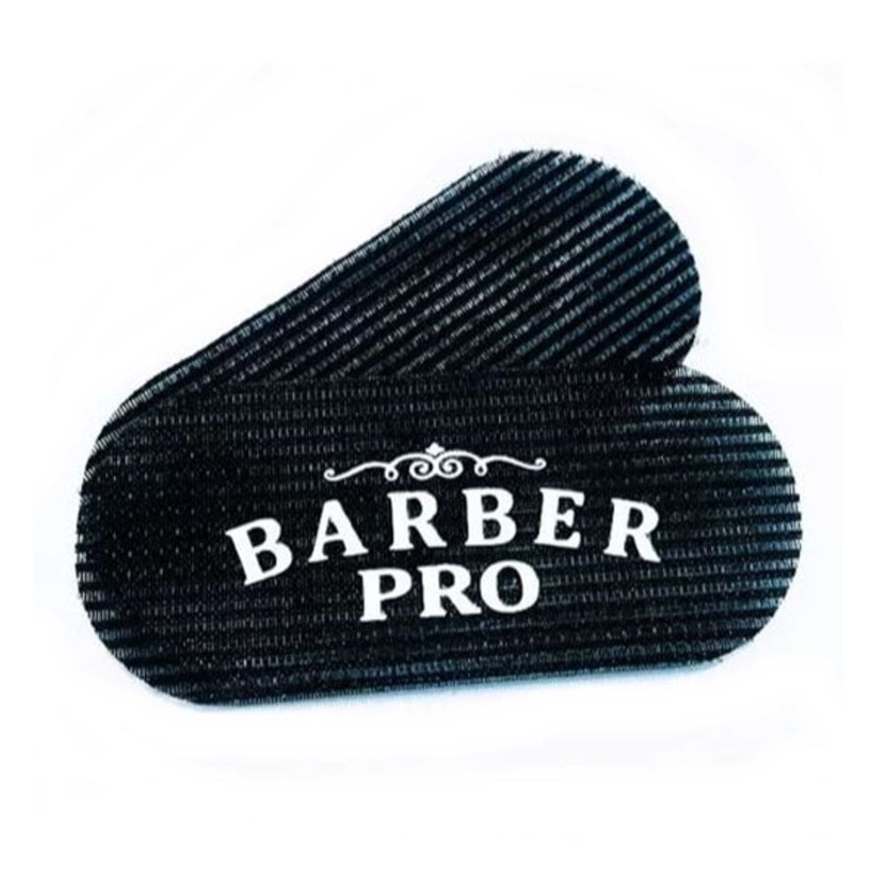 Kit 2 Divisor Prendedor tiras aderentes Cabelos Gripers Barber Preto