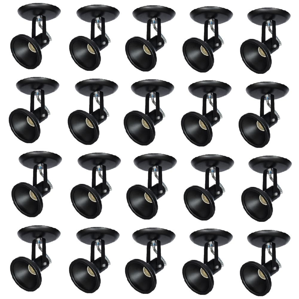 Kit 20x Spot Par20 Par30 Bulbo Led 535/1 Hiperlight Preto