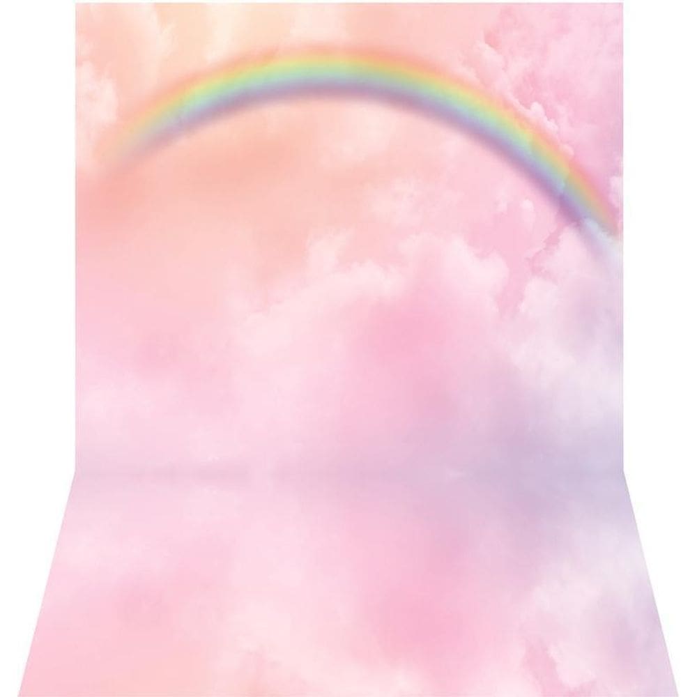 Fundo Fotográfico Newborn Em Tecido Arco Iris 1,50X2,20