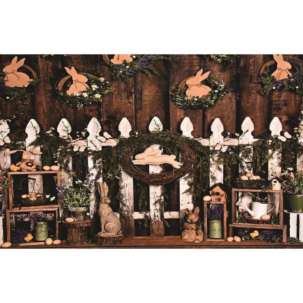 Fundo Fotográfico Em Tecido Páscoa 2,20X1,50