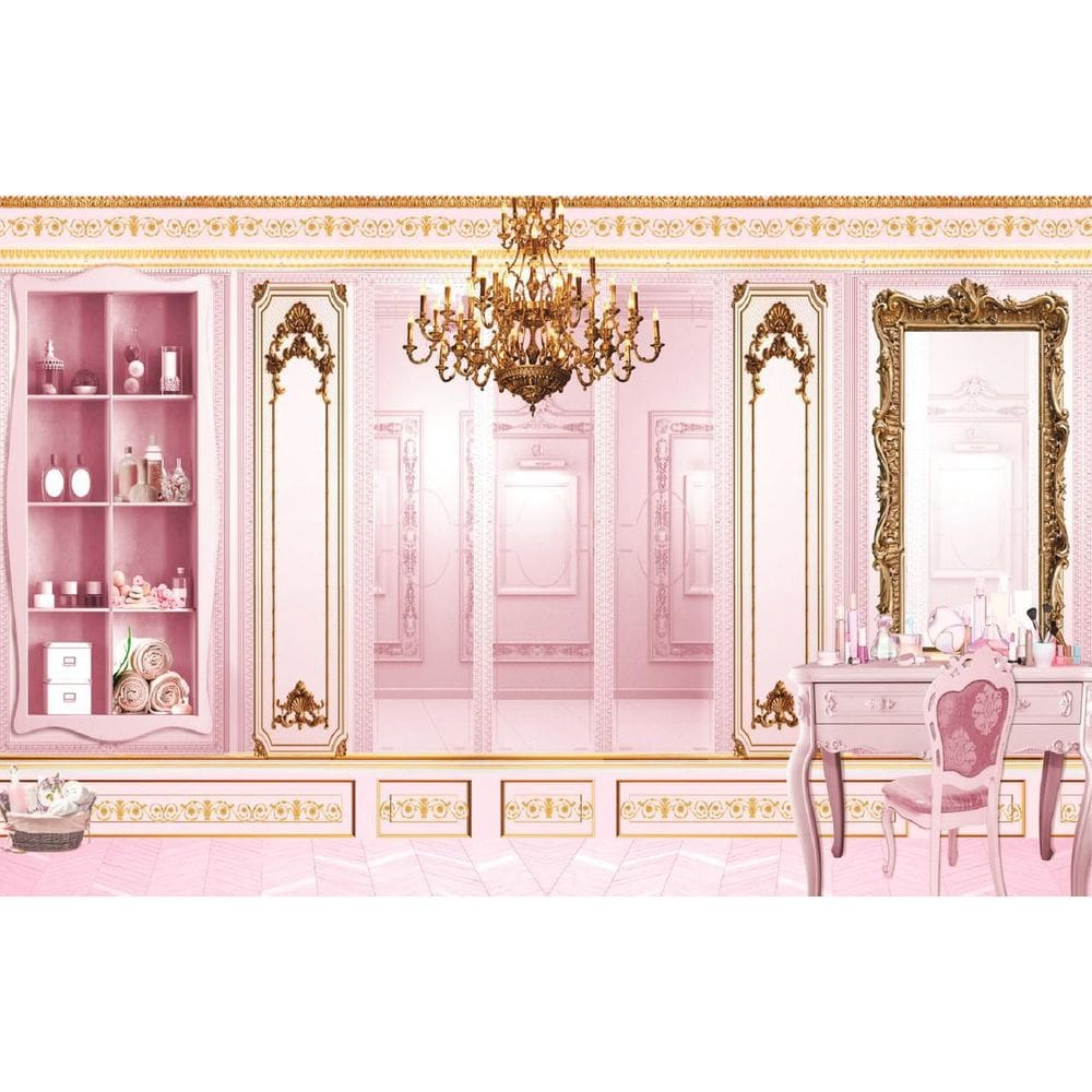 Fundo Fotográfico Em Tecido Quarto Princesa 2,20X1,50