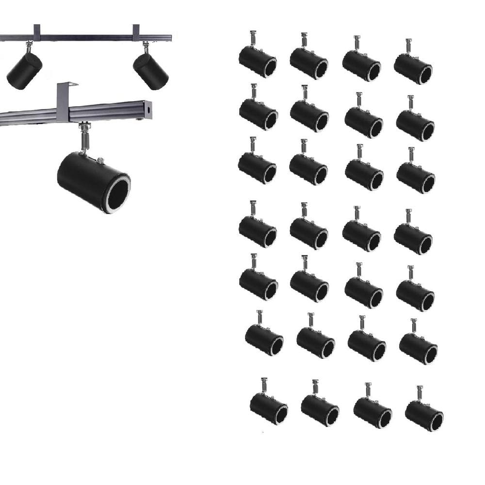 Kit 28 Spot Trilho Perfilado Eletro calha Par20 Bulbo OL8