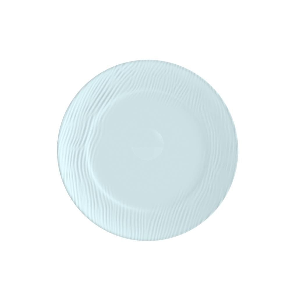 Prato Raso 27,6 cm Relevo Dunas Azul Vinta Germer Porcelanas