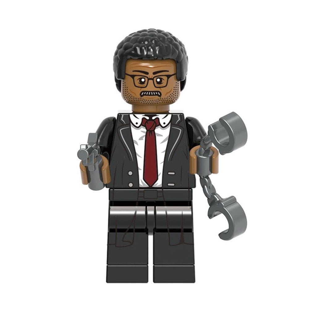 Boneco Super Heroi Vilão Batman Hq Bloco De Montar