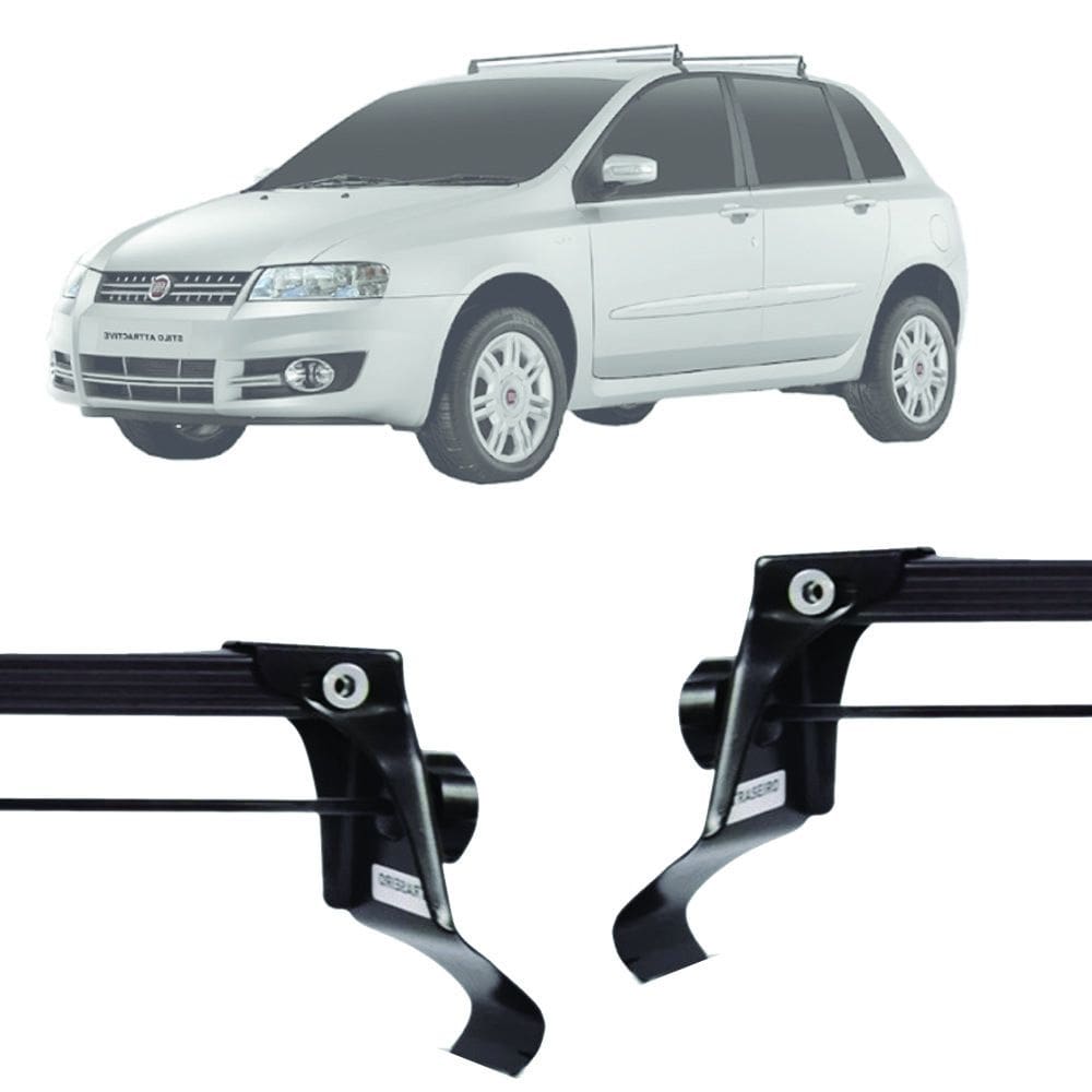Rack de Teto Vhip Fix.Porta Fiat Stilo 2003 até 2010 Todos