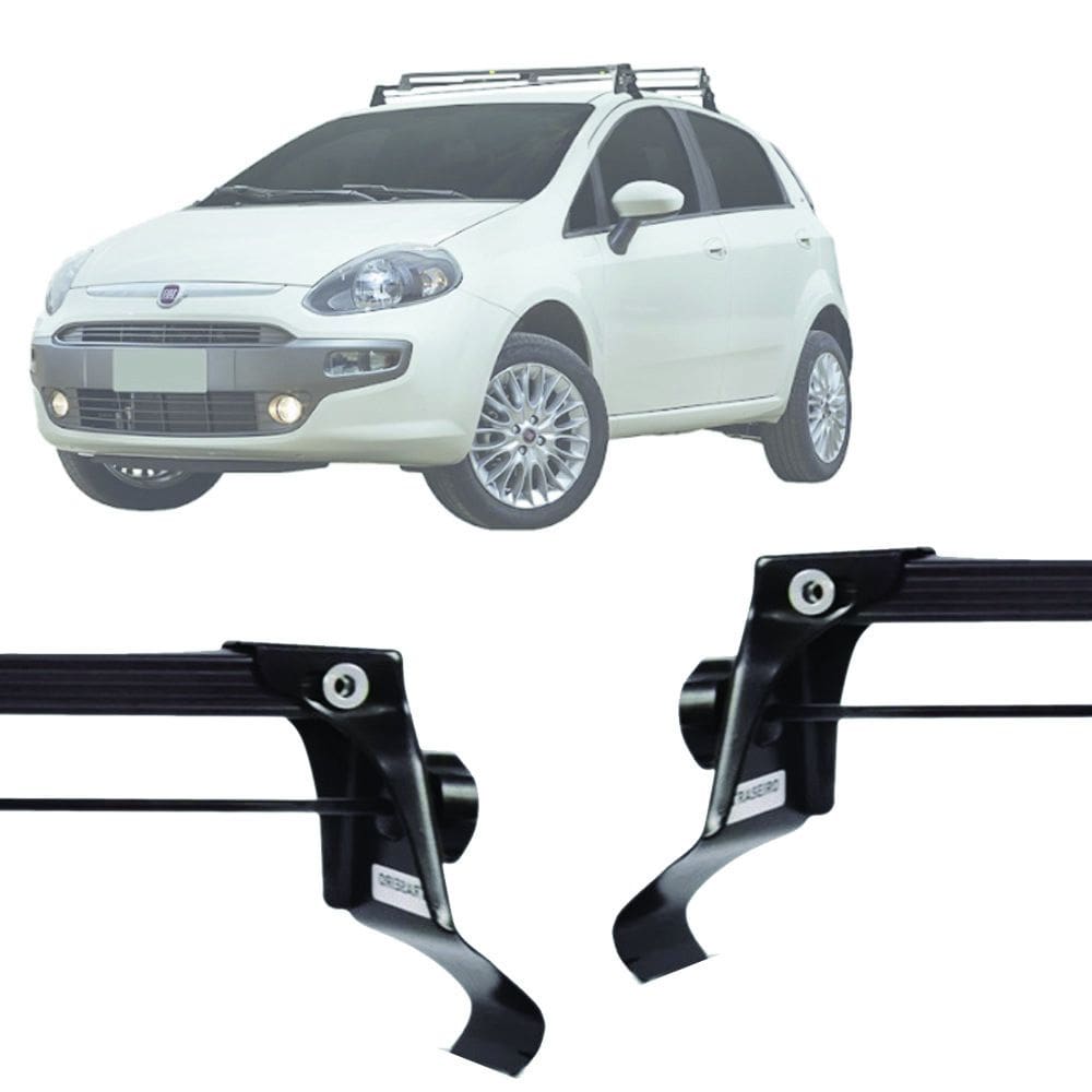 Rack de Teto Vhip Fix.Porta Fiat Punto 2007 até 2017 Todos