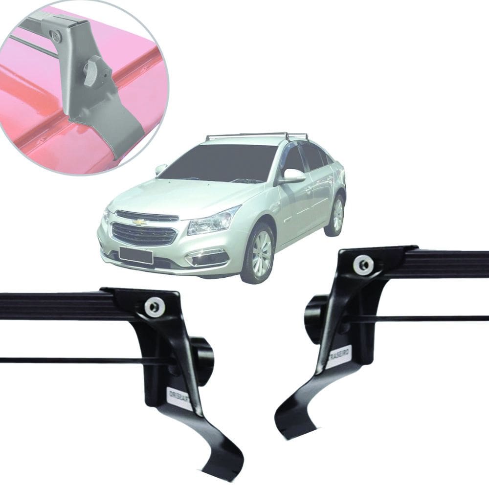 Rack de Teto Vhip Fix.Porta GM Cruzer Sedan 2011 até 2015